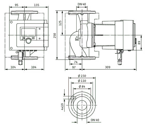 WILO Stratos MAXO 40/0,5-12 PN 16 -Art. 2186272