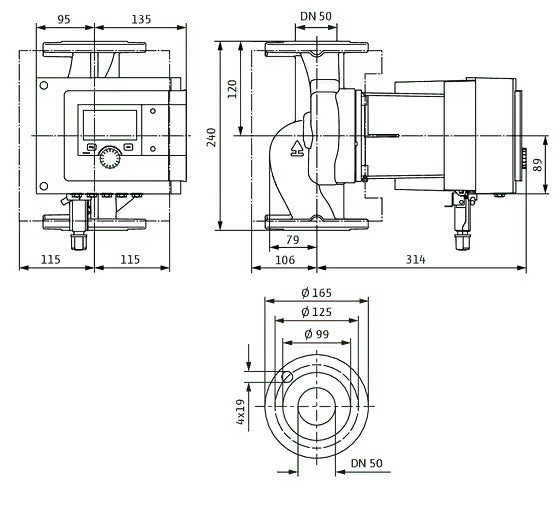 WILO Stratos MAXO 50/0,5-8 PN 16 -Art. 2186275