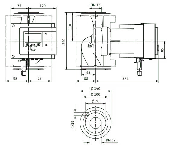 WILO Stratos MAXO 32/0,5-10 PN16 -Art. 2186267