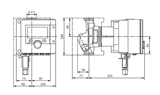 WILO Stratos MAXO 25/0,5-6 PN 16 -Art. 2186256