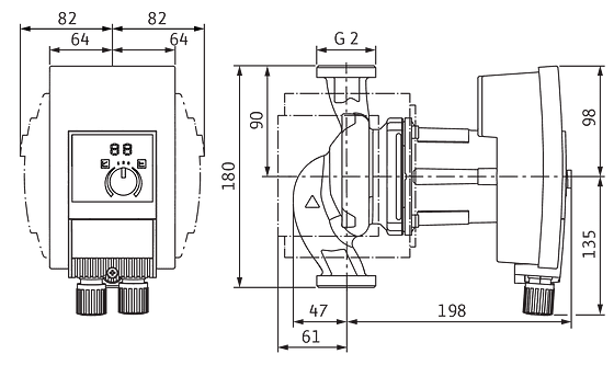WILO Yonos MAXO plus 30/0,5-12 PN10 -Art. 2120605