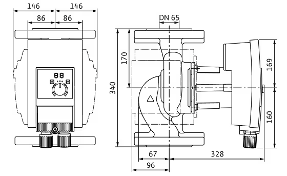 WILO Yonos MAXO plus 65/0,5-12 PN6/10 -Art. 2120615