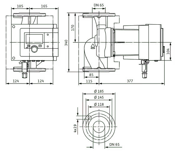 WILO Stratos MAXO 65/0,5-12 PN 16 -Art. 2186282