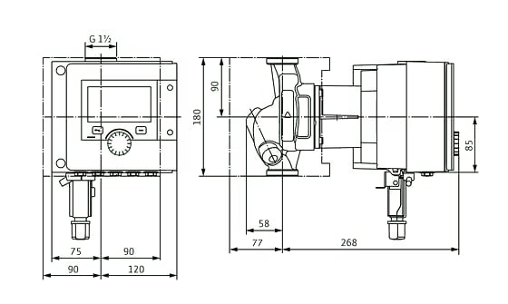 WILO Stratos MAXO 25/0,5-10 PN 16 -Art. 2186258