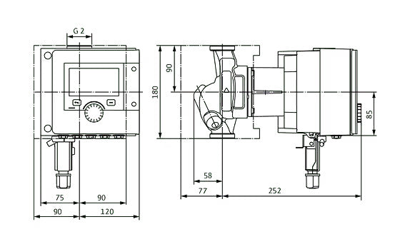 Hydraulische Pumpe PN 16 für 61800-3 2004 + a1 Anwendungen