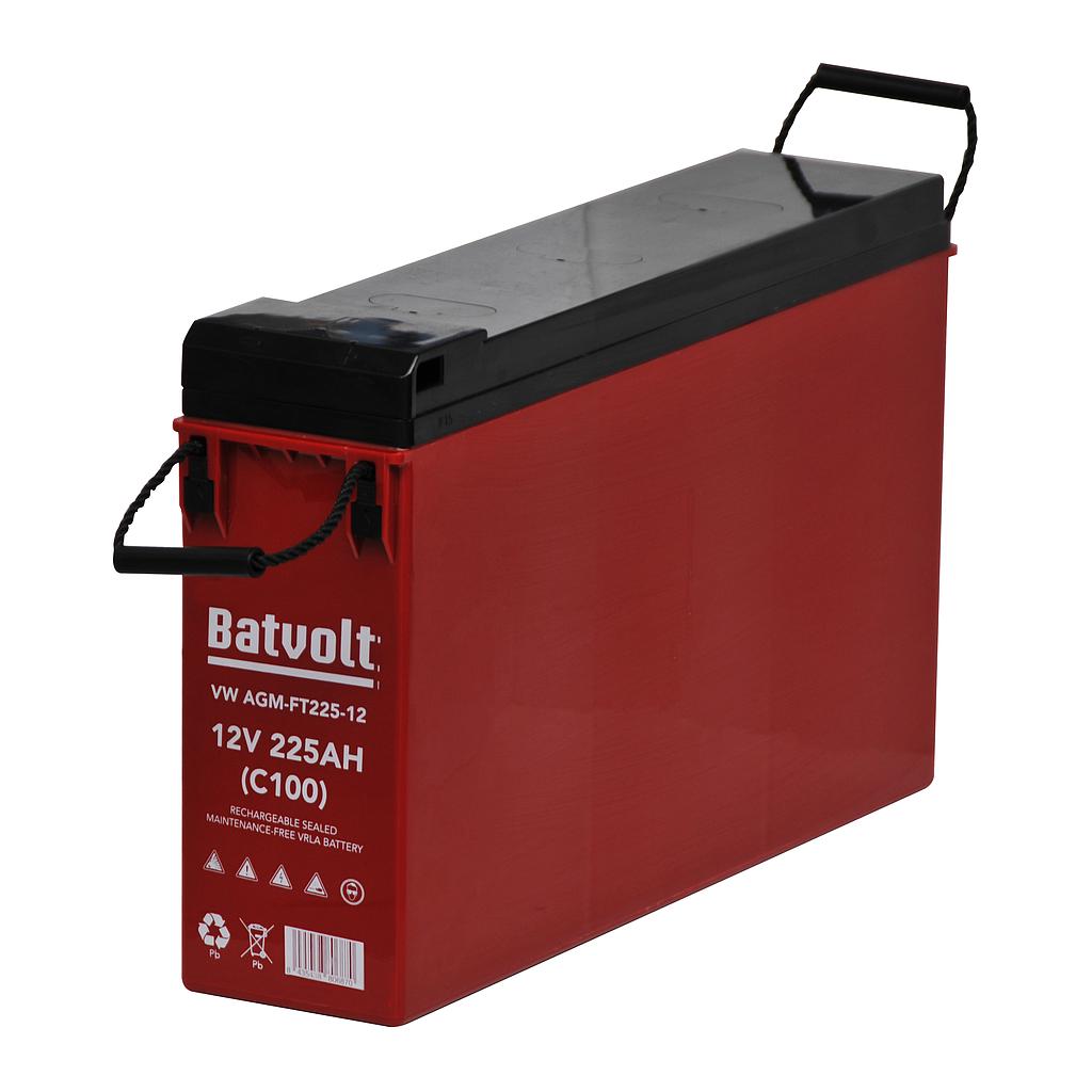 12V/180AH Monoblock-AGM Hohe gama 12V / 225Ah (C100) | VB AGM-FT225-12 - Front terminal | BATVOLT
