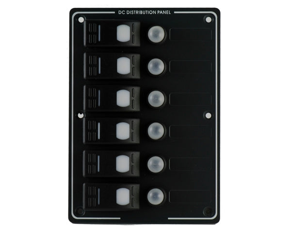 Placa 6 interruptores mit disyuntores - TECHNO SUN