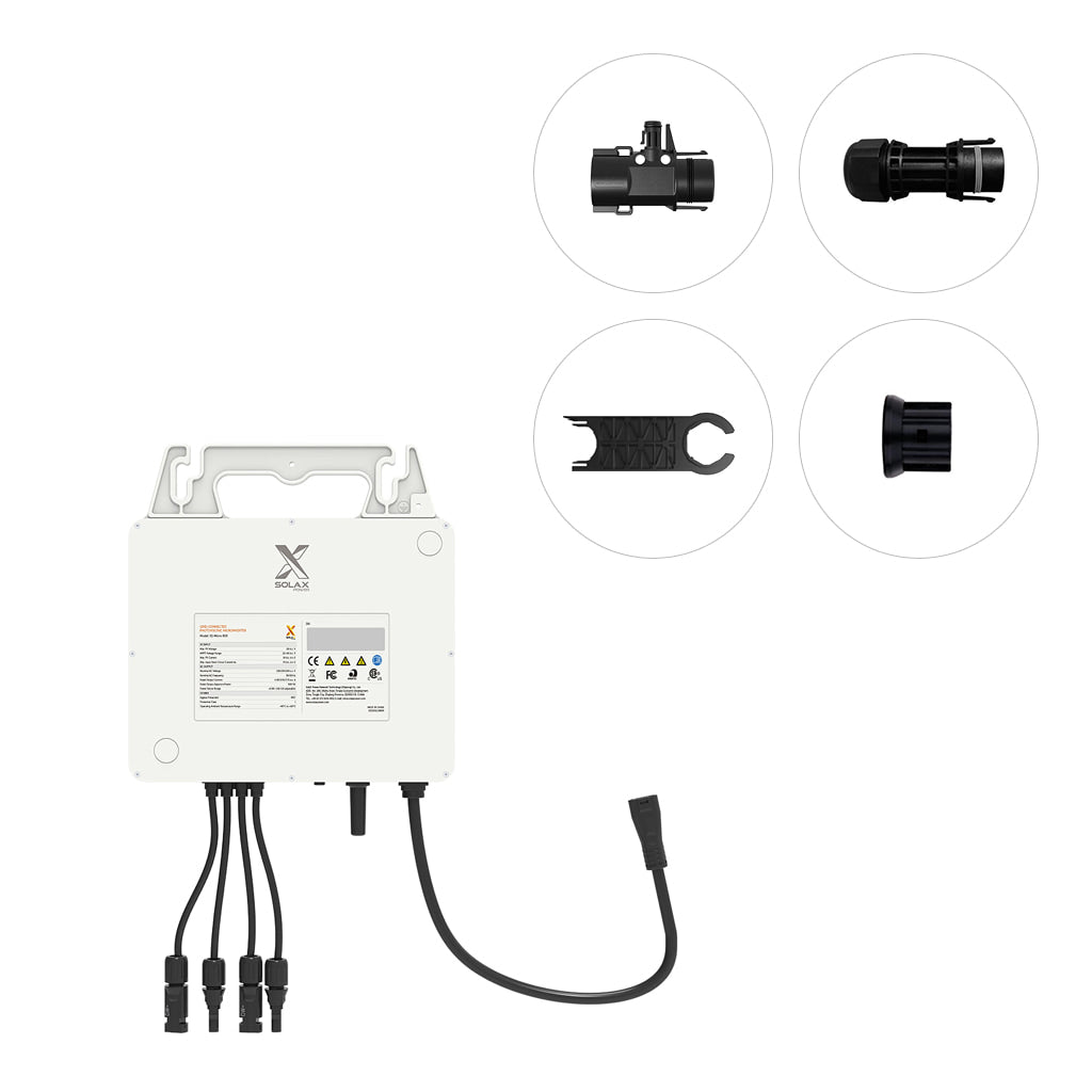 Solax Kit Solar MicroWechselrichter X1-Micro 1000W 2MPPT (No enthält monitorización de consumos)