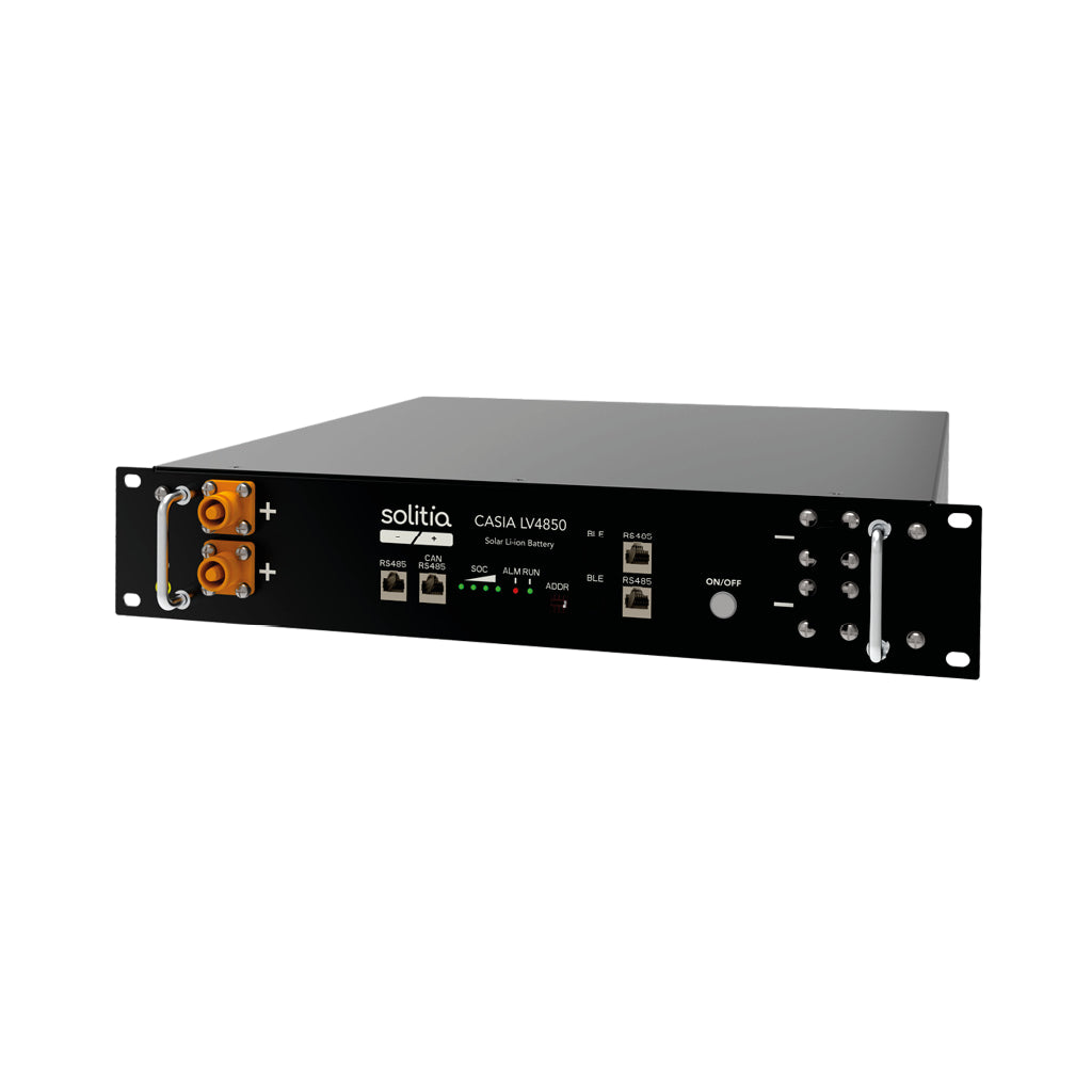 Lithium-Batterie | 2400Wh | 48V | 50A | Paralelizable formato rack 2U | CASIA LV4850 | SOLITIA