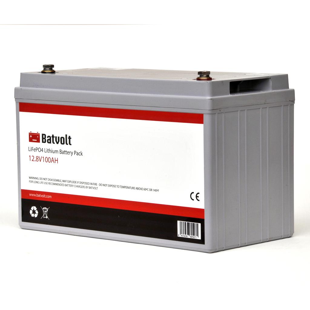 Batterie monoblock de litio 12v (LiFeP04) 100Ah BATVOLT