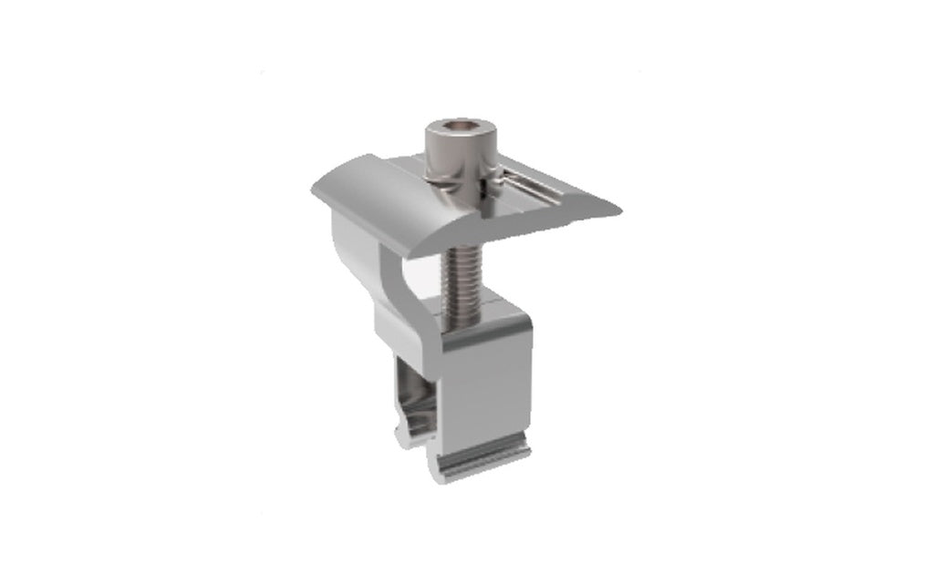 Presor universal (omega/zeta, anodizado plata) ajustable 30 a 35mm | Serie TS - TECHNO SUN