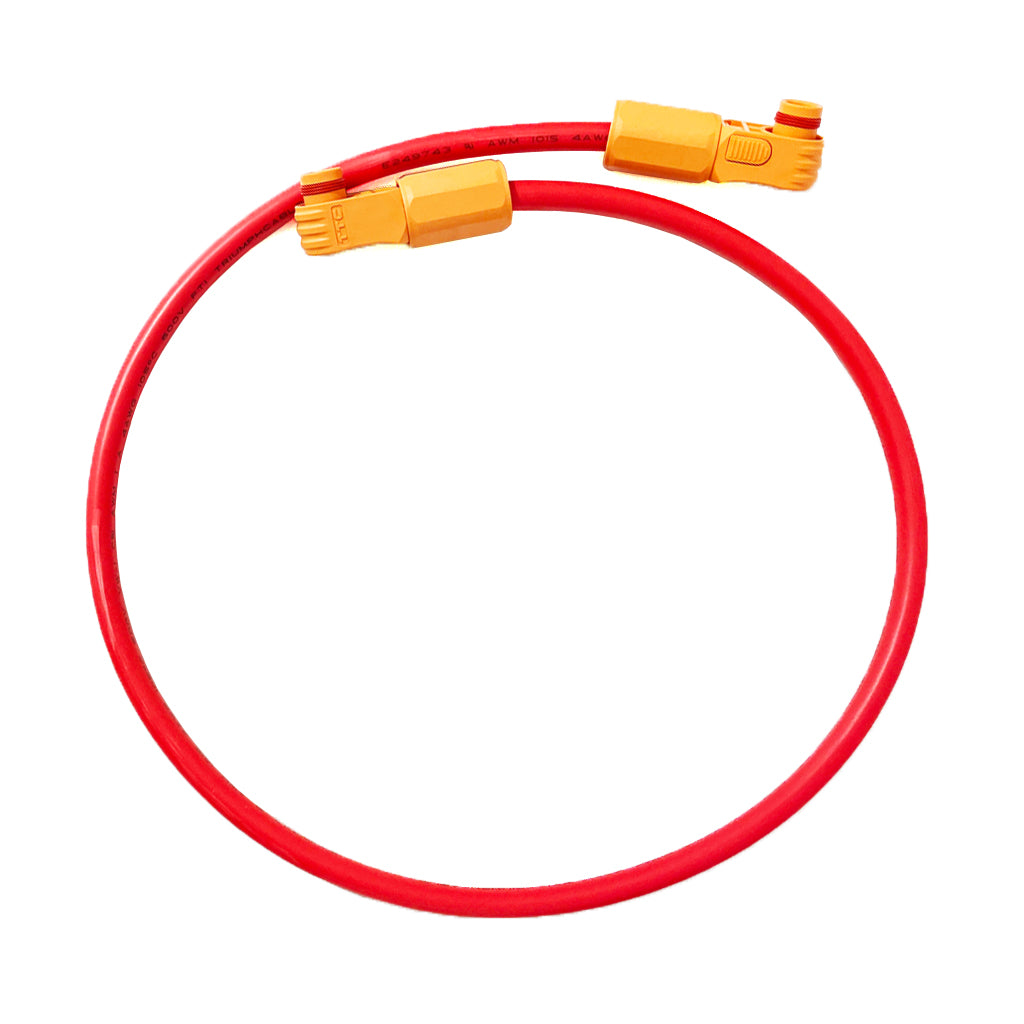 Kabel 850mm positivo rojo 4AWG für conectar módulos CASIA LV4850 und LV48100 mit die concentradores LVP48-400A oder LVP4