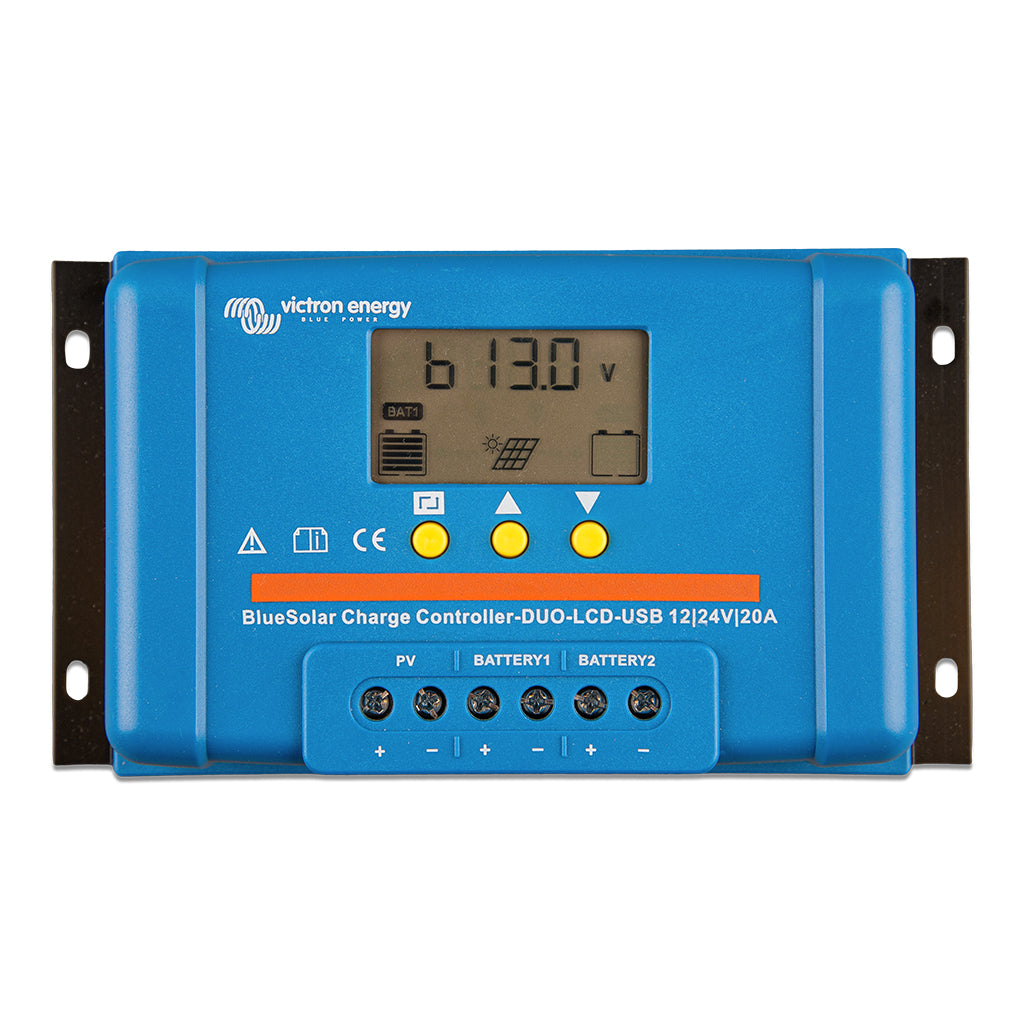 BlueSolar PWM DUO-LCD&amp;USB 12/24V-20A - VICTRON ENERGY
