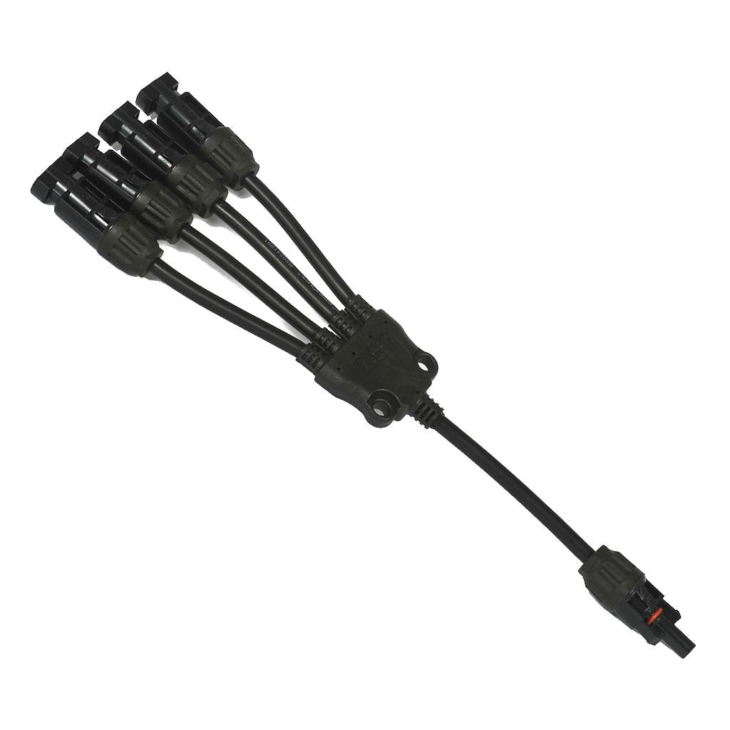 Steckverbinder paralelo FV 1H/4M versión latiguillo | 6mm² | 1000V | mismo diámetro que MC4 LCY1H4M - ELECSUN