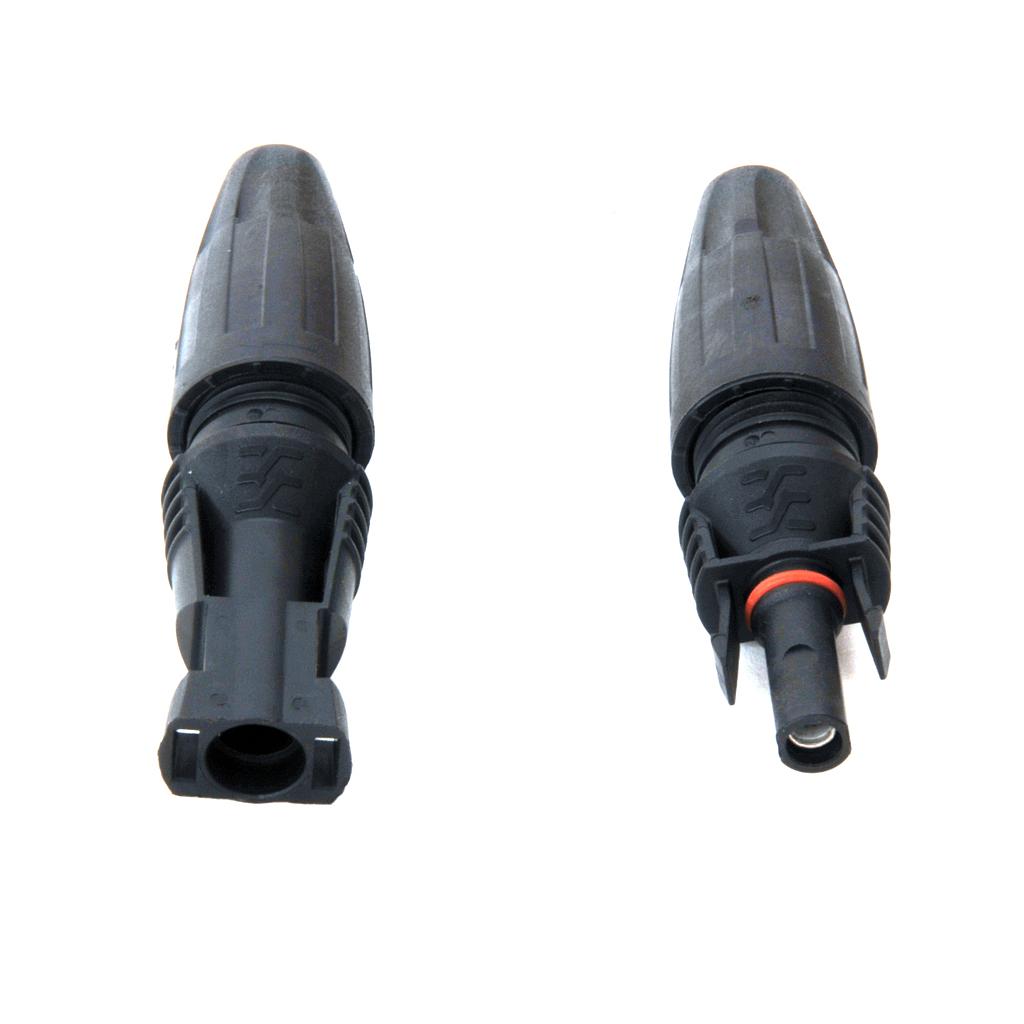 Pareja de 2 conectores solares Weidmüller macho und hembra 4-6mm ohne herramientas - Weidmuller