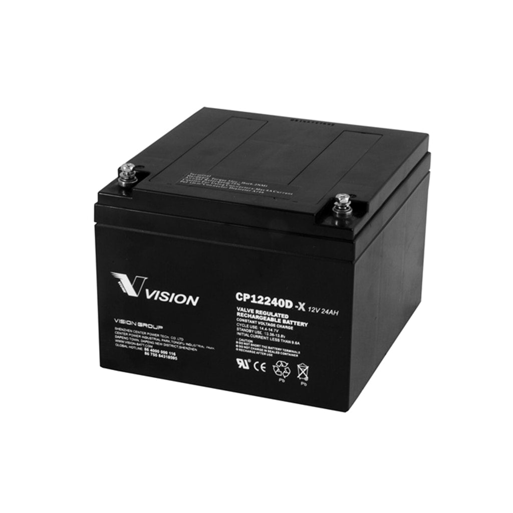 12V/24Ah Monoblock-AGM 12V 24Ah (C20) CP12240H-X VISION BATTERY