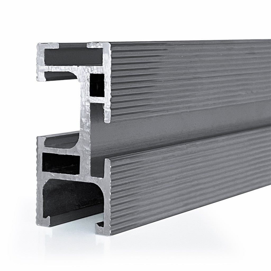 Perfil 6600mm System TS-D2T2 in aluminio | compatible mit Series GR und TS tipo D2 und T2 - TECHNO SUN