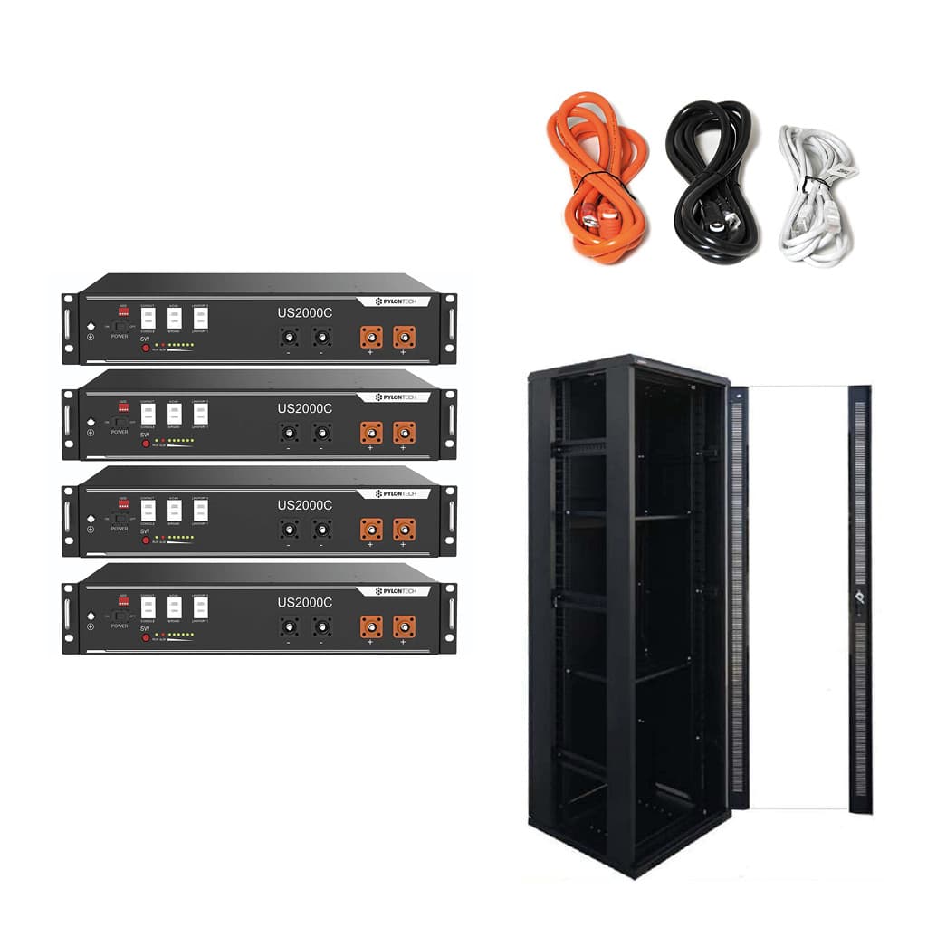Lithium-Batterie 48v 9,6kWh 6000 Zyklen 80% DoD - PYLONTECH