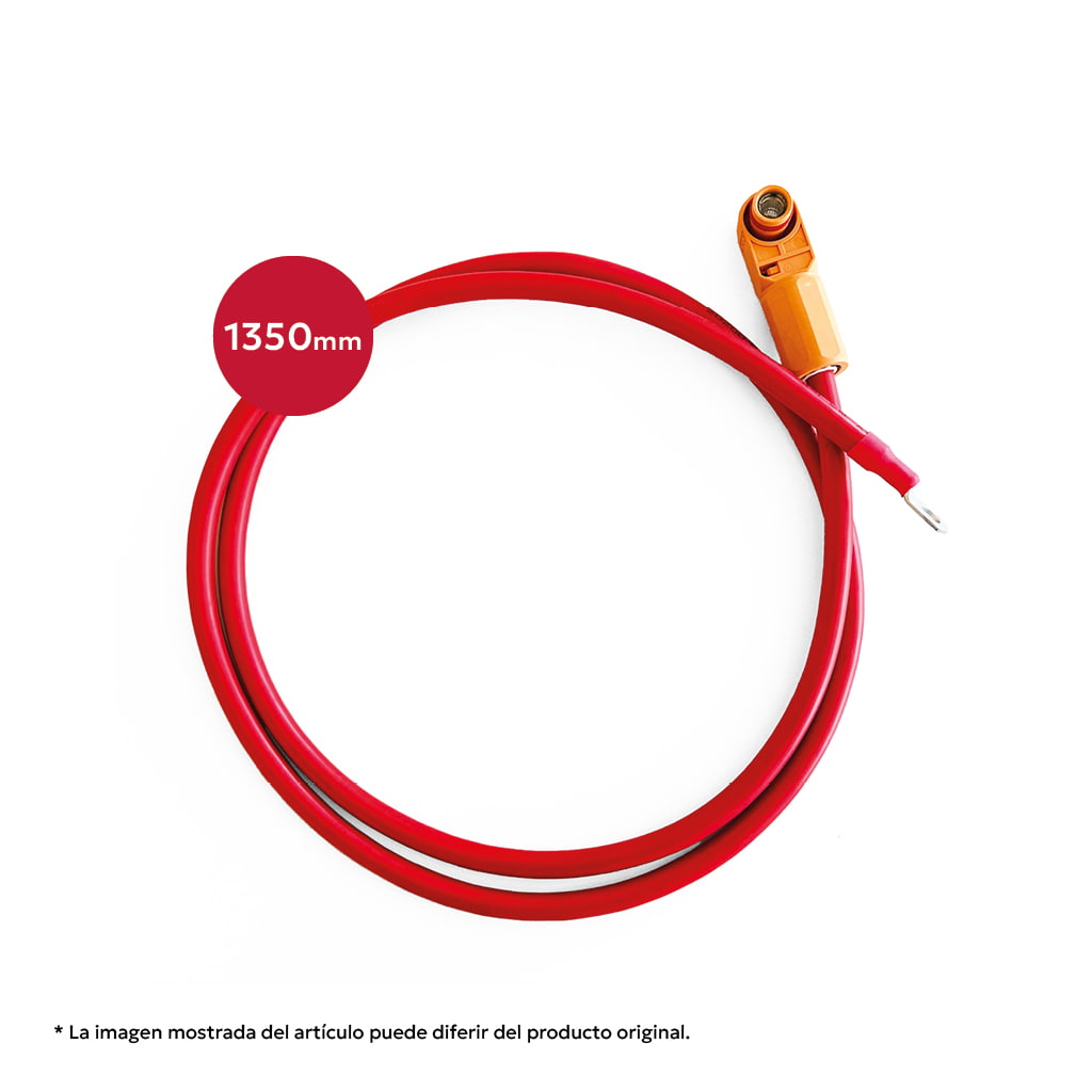 Kabel 1350mm positivo rojo 4AWG für conectar módulos CASIA LV4850 und LV48100 mit die concentradores LVP48-400A oder LVP