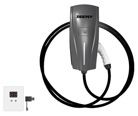 Ladegerät coche eléctrico BCP-A2D-L einphasig de 7.4kW mit cable tipo 2 | BENY (Como neu)