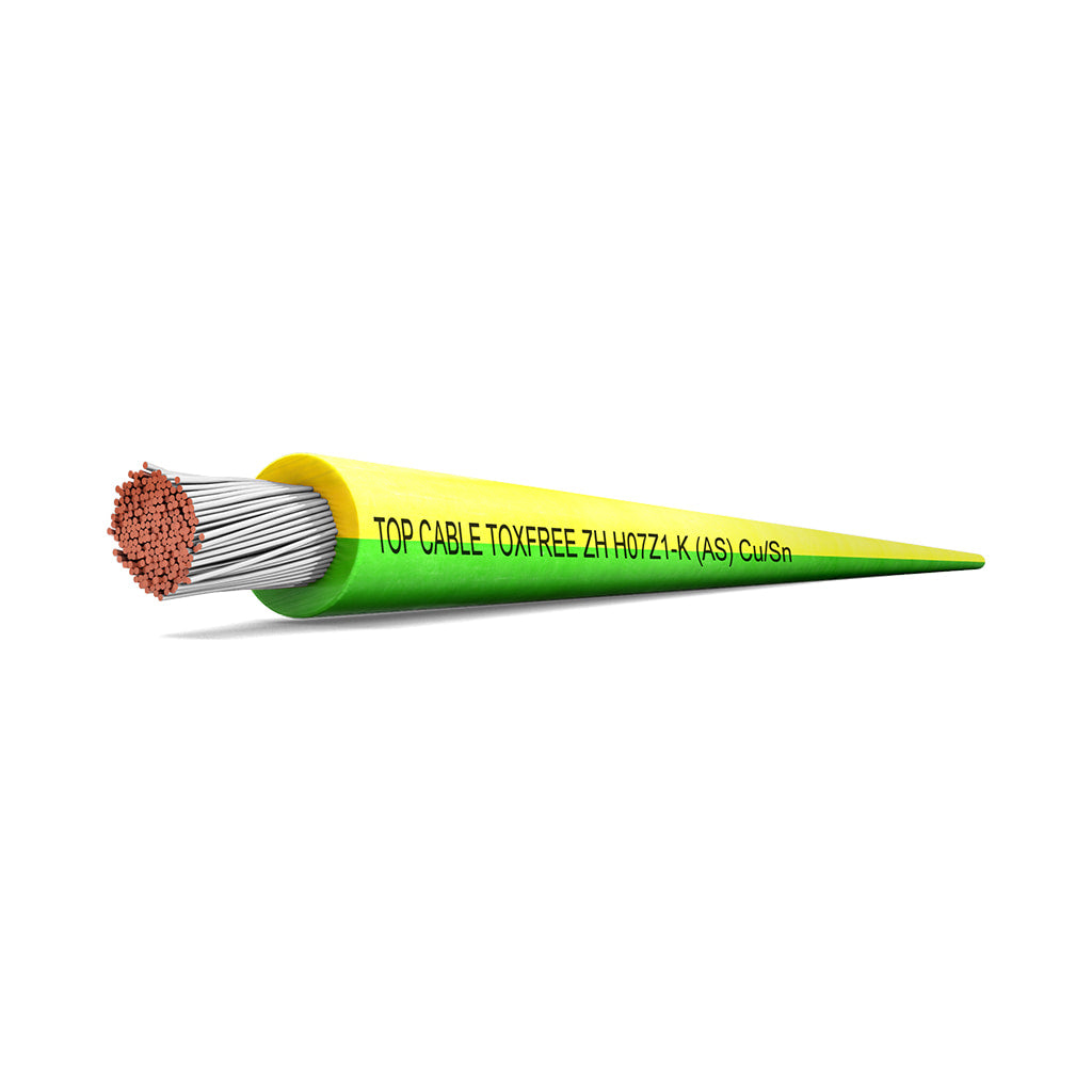 Top Kabel TOXFREE ZH H07Z1-K (AS) 1x120mm² libre de halógenos für toma a tierra (100m)