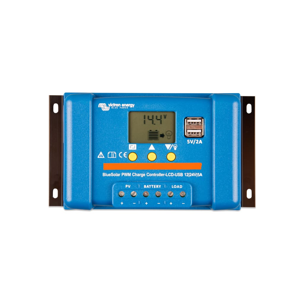 BlueSolar PWM-LCD&amp;USB 12/24V-5A - VICTRON ENERGY