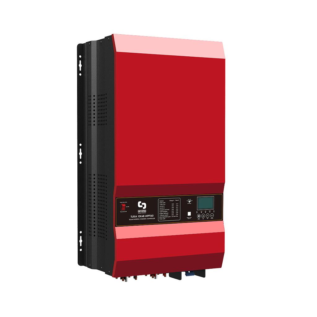 TURIA 10K48 MPPT60 - Wechselrichter 10000VA 48V mit Ladegerät und regulador MPPT de 60A - CONVERSION DEVICES