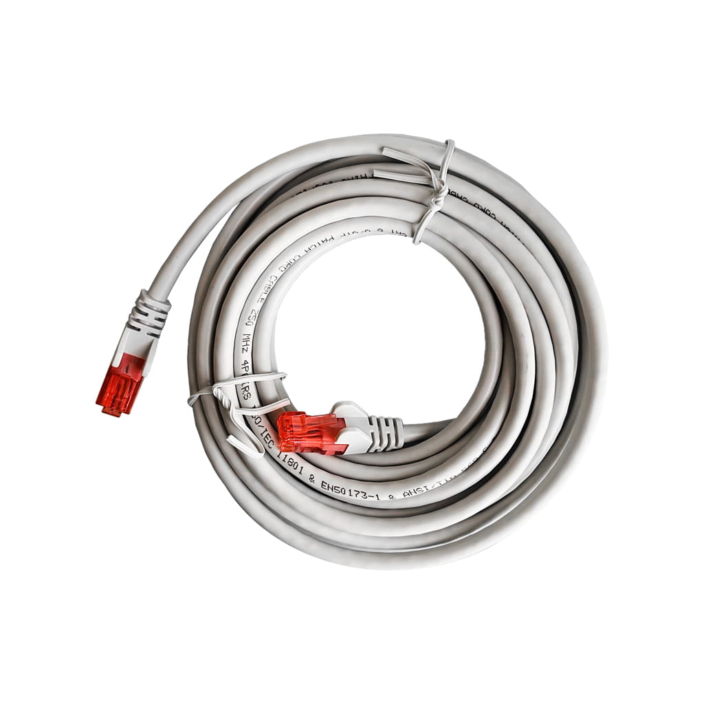 Kabel UTP Cat.6 24 AWG gris 5 m.