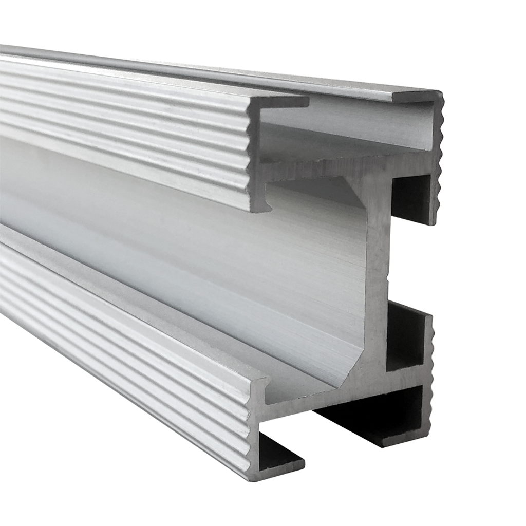Perfil 6612mm System D1T3 in aluminio | Serie TS-D1T3 - TECHNO SUN