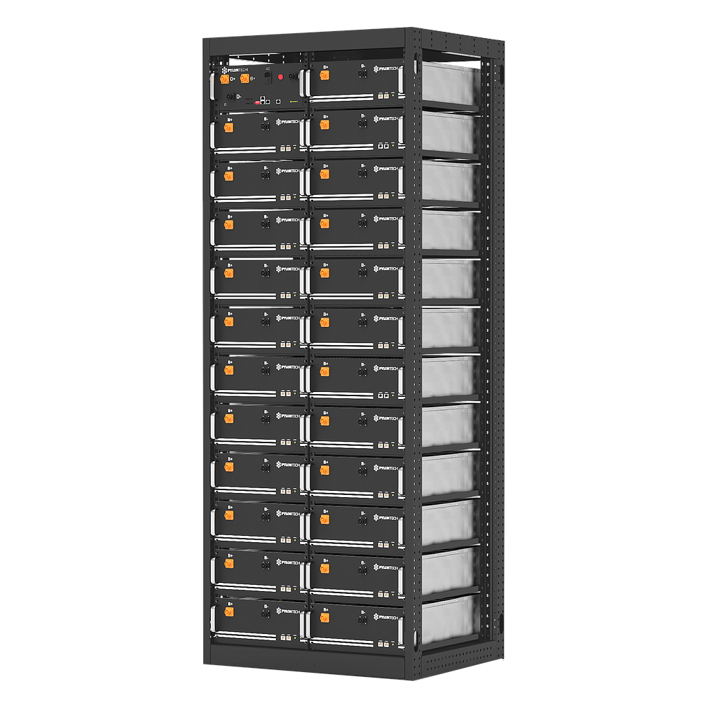 Lithium-Batterie | 23,7kWh | Hight Voltage | 160VDC | 74A | 5 x H32148 | 1 x BMS SC1000-200E | PowerCube M1 | Pylontech