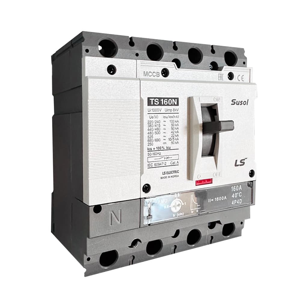 Interruptor Automático de Gehäuse Moldeada TS160N 160A 4P4D