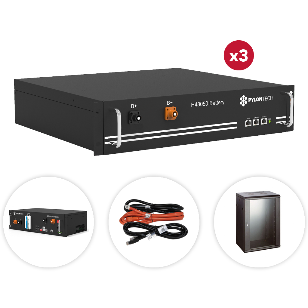 Lithium-Batterie | 7,2kWh a 16,8kWh | High Voltage | H48050 | Powercube X1 | Pylontech