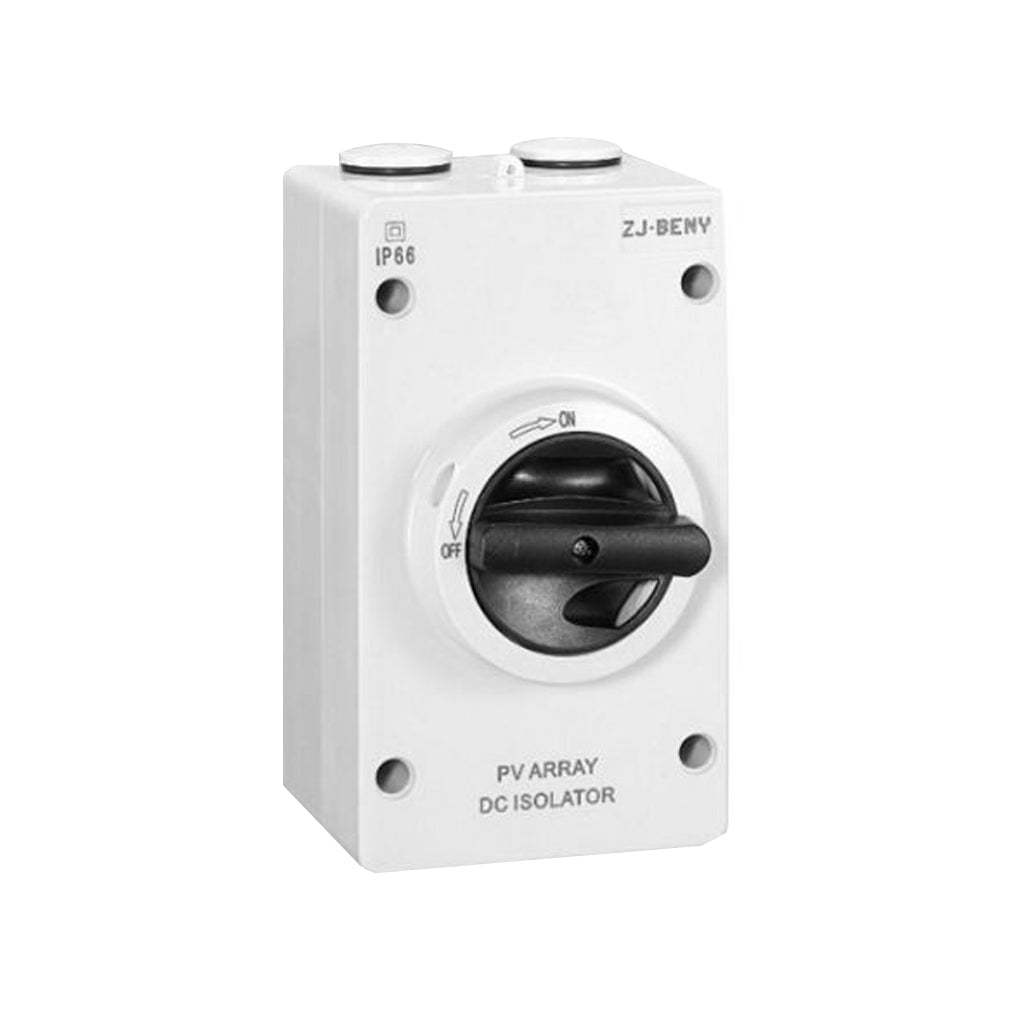 Desconectador für paneles solares FV mit caja IP66 32A | 2 polos | 1000V DC | BENY