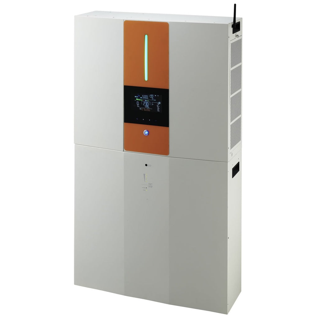 Axpert/Voltronic System de almacenamiento todo in uno | Wechselrichter híbrido 5,5kW | Batterien litio 5kWh (ampliable a