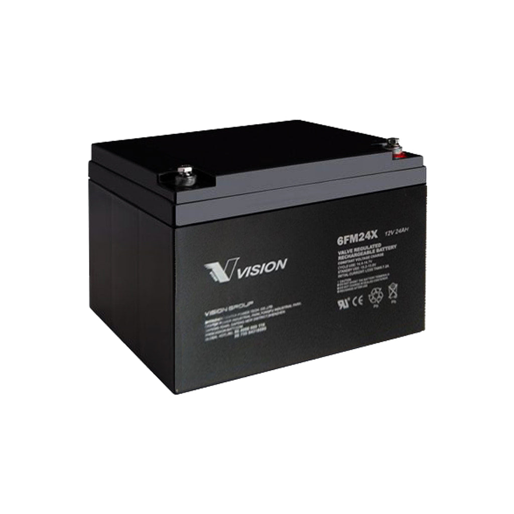 12V/24AH Batterie AGM hermética 6FM24X - VISION BATTERY