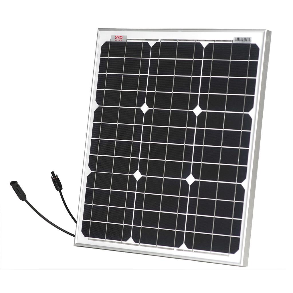 Solarmodul 40W monokristallin SPH40SP-M (550x505x25mm) SUNPATH - RED SOLAR