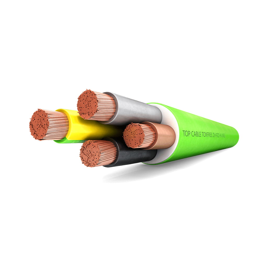 Top Kabel TOXFREE ZH RZ1-K (AS) 1x25mm² 0,6/1kV B2ca libre de halógenos (Venta por metros)