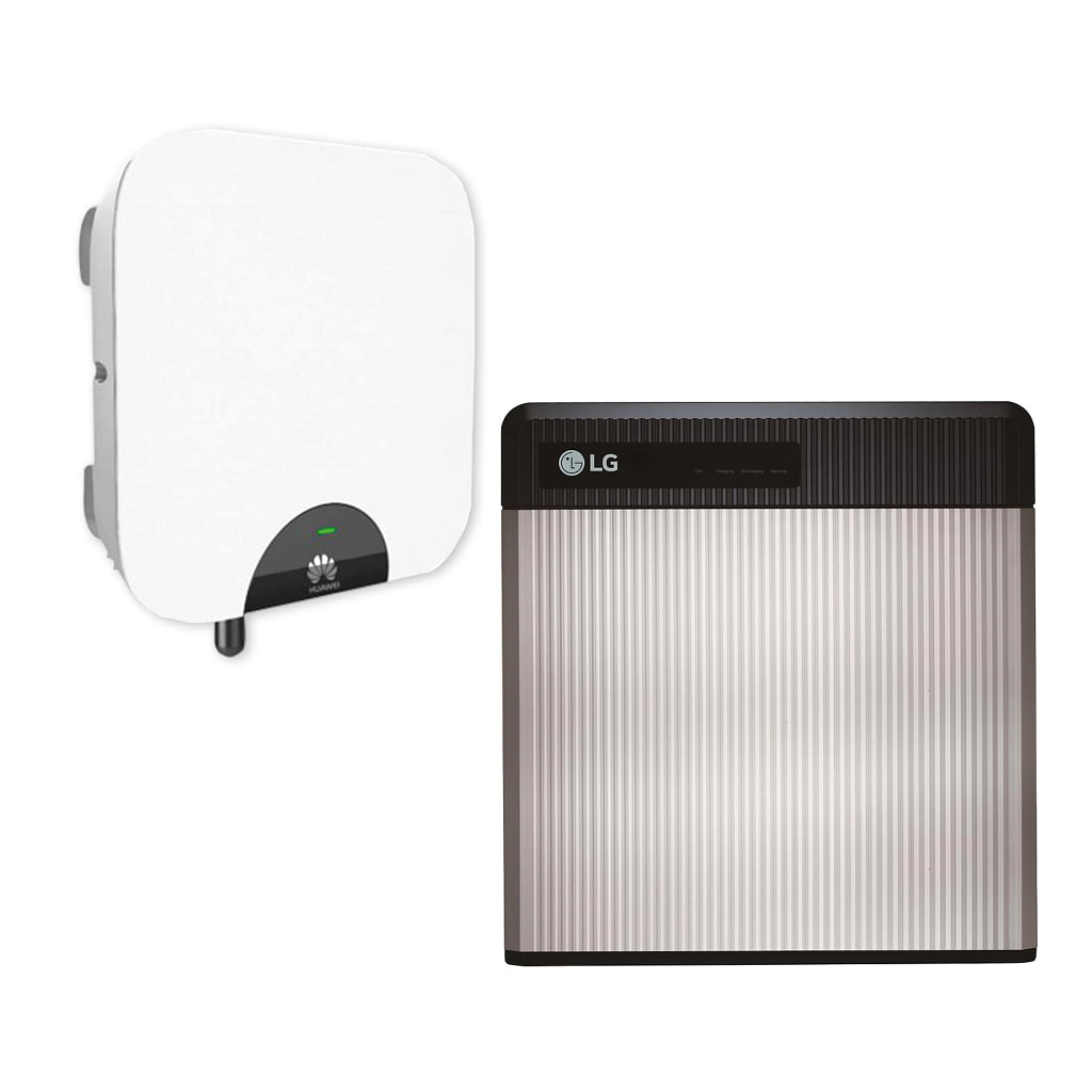 Kit Wechselrichter Huawei 4KTL-L1 4kW und batería LG RESU 10H 9,8kWh (Reparado)