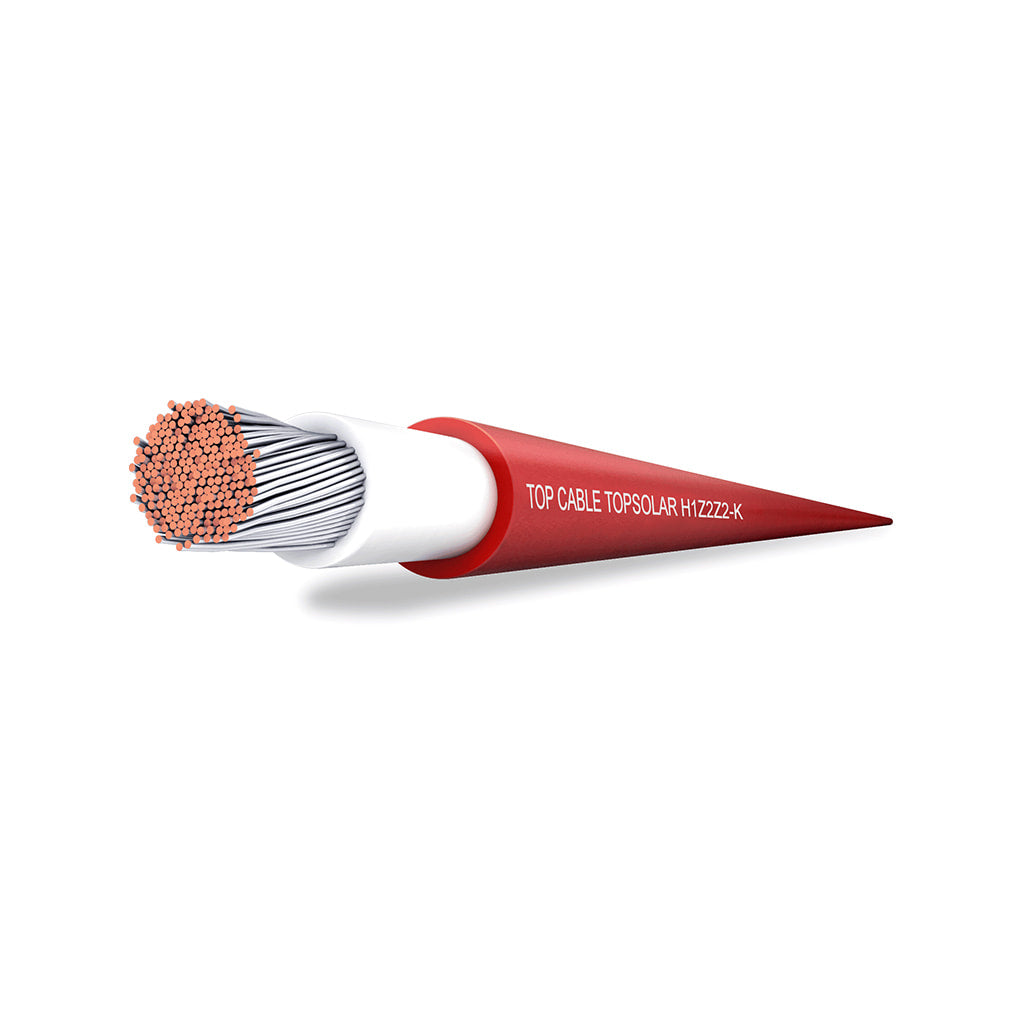 Top Kabel TOPSOLAR FV H1Z2Z2-K 1x6mm² 1500V rojo (100m)