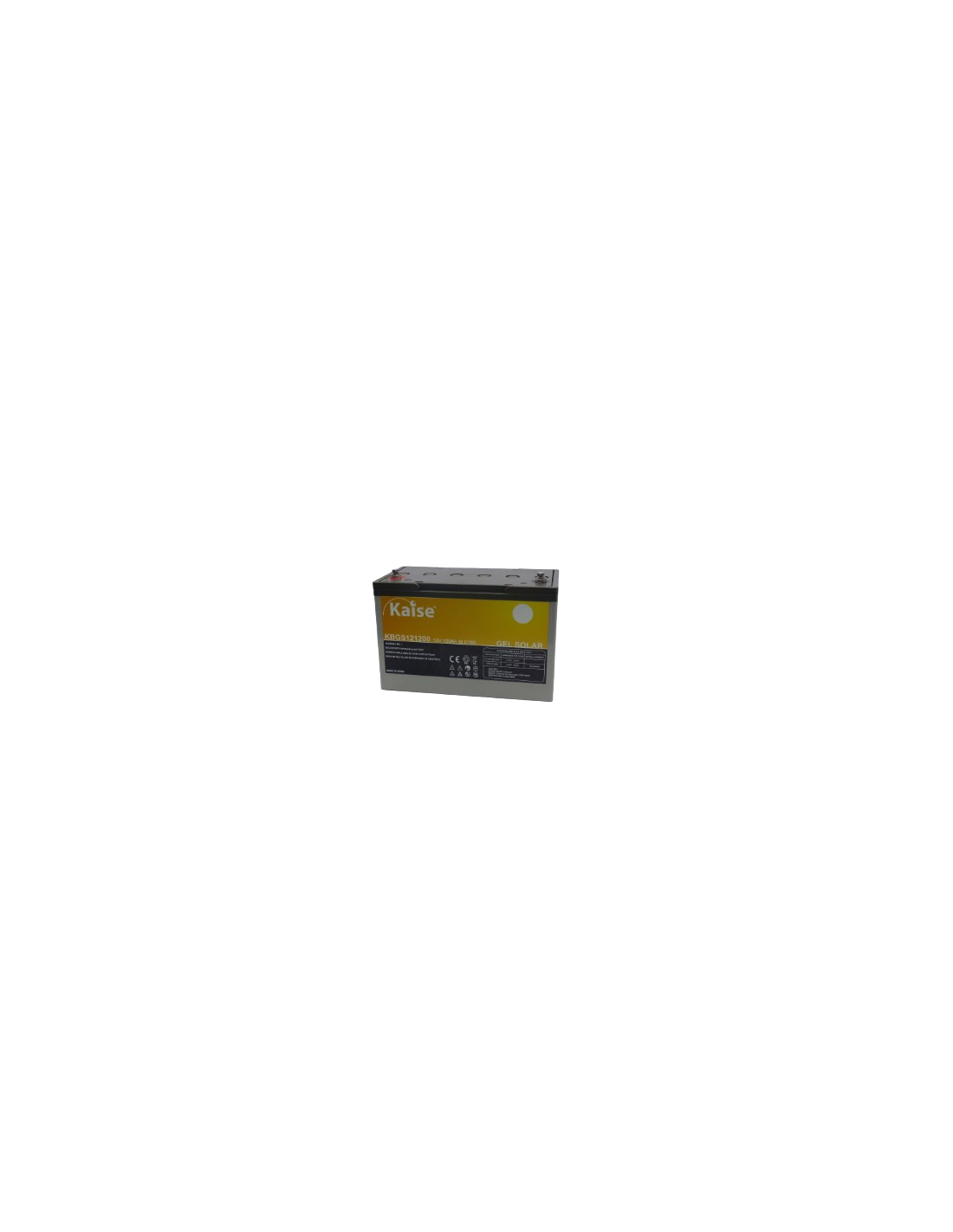 Kaise KBGS121200 Gel Batterie | 12V 120AH | Solarreihe