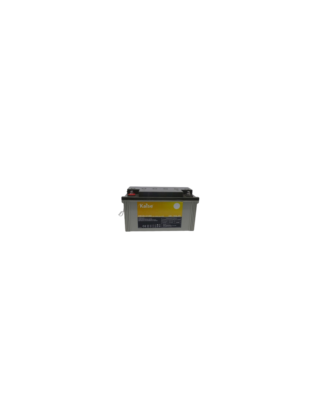 Kaise KBGS121400 Gel Batterie | 12V 140AH | Solarreihe