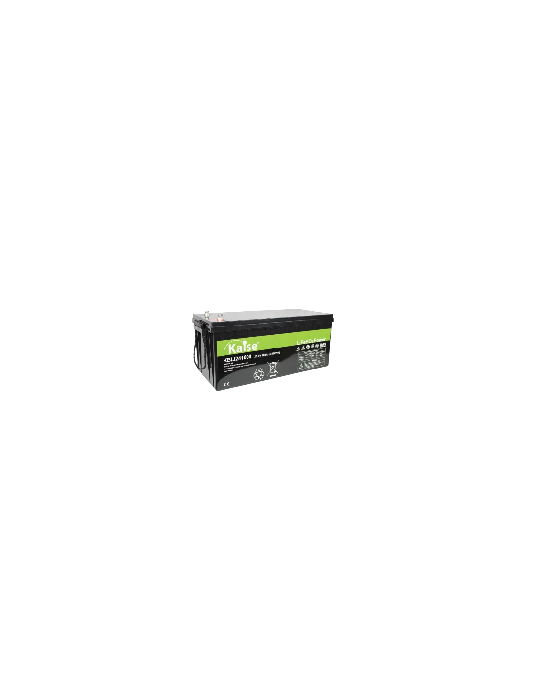 Kaise KBLI241000 Lithiumbatterie | 25.6v 100Ah | Lifepo4