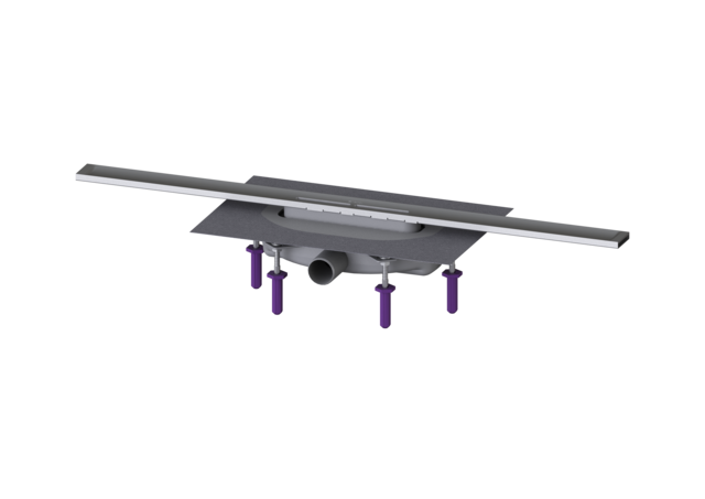 KESSEL Duschrinne Linearis Infinity 60 L: 800 mm, DN 40, Edst. geb., Megastop - Art Nr. 45300.08