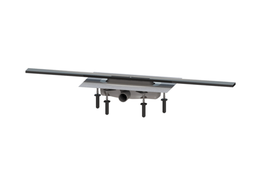 KESSEL Duschrinne Linearis Infinity 60 L: 900 mm, DN 40, Black, geb., Megastop - Art Nr. 45302.09