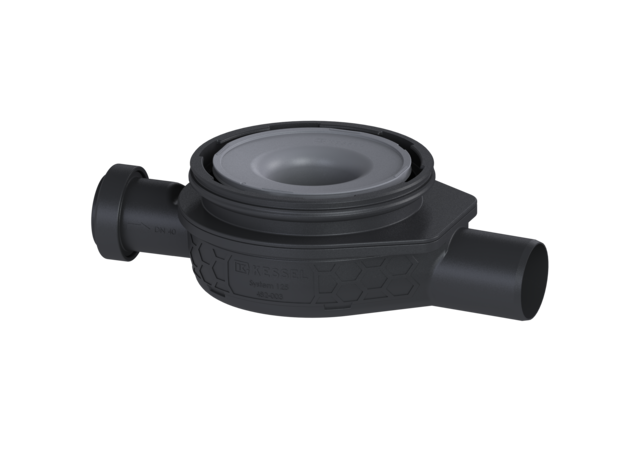 KESSEL Grundkörper Der Ultraflache 79 DN 50, seitl. Zulauf DN 40, GV 50 mm - Art Nr. 44701