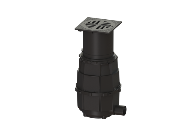 KESSEL Hofablauf System 400, DN 100, B, 730 - 1080 mm - Art Nr. 851102B