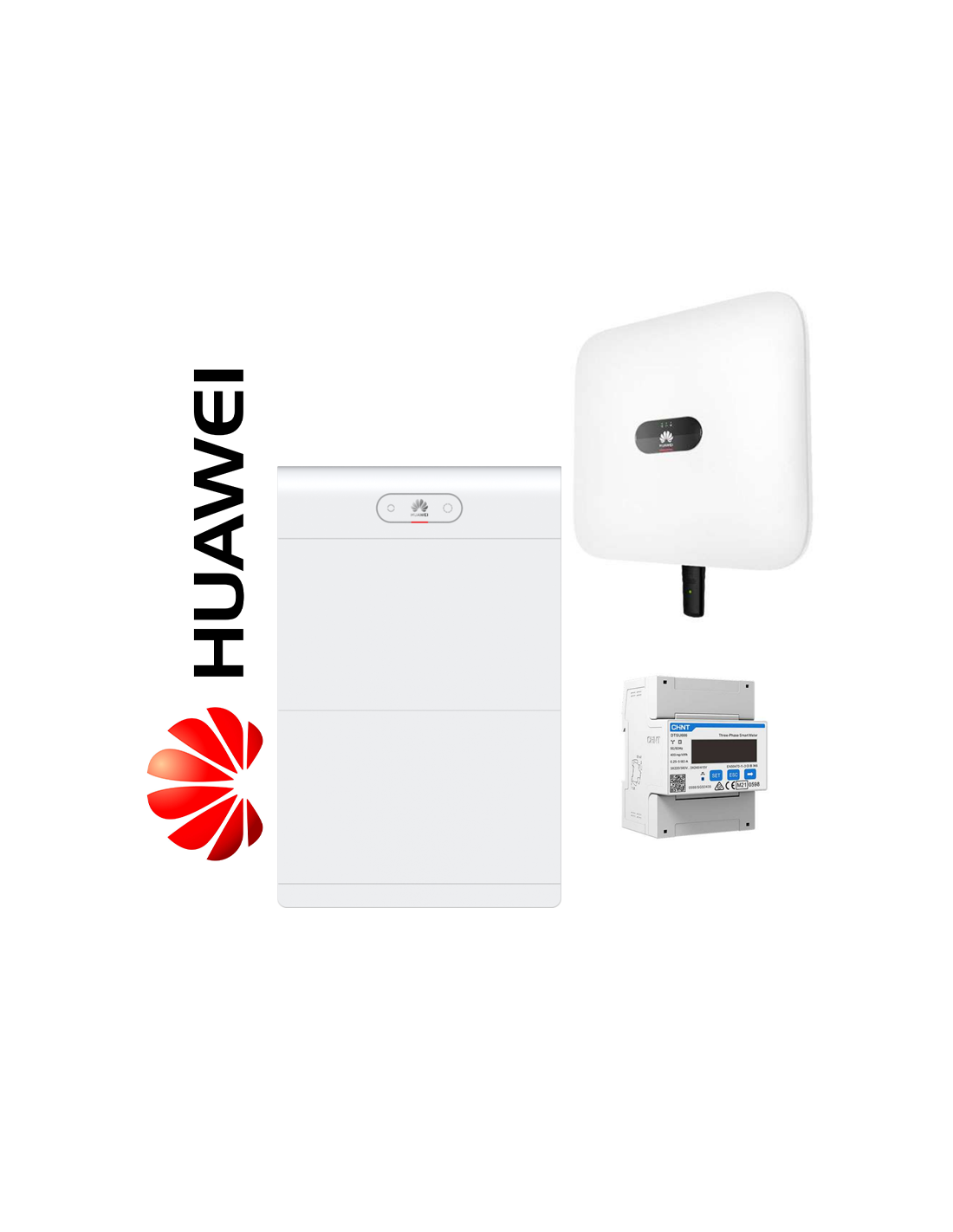 Huawei Kit 10 kWh + 8 kWp (1 x SUN2000-8KTL-M1 + 1 x LUNA2000-10-S1 + meter) KIT-HS-T-8-10