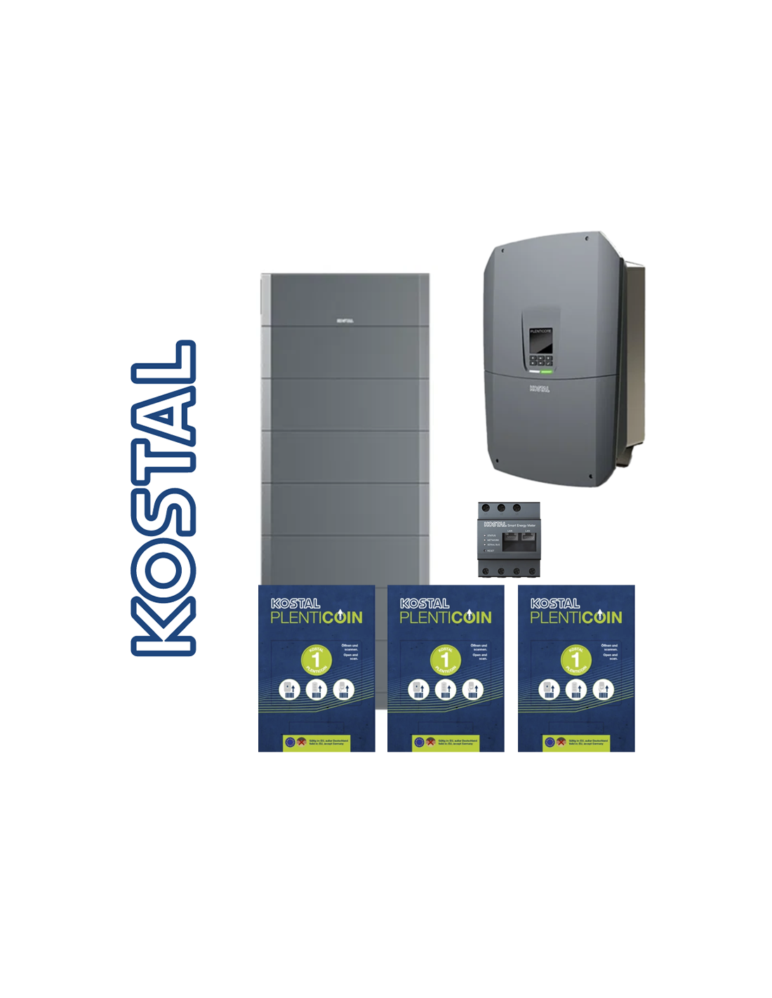 Kostal GmbH Kit 22,4 kWh + 15 kWp (n. 1 HELIVOR 22.4 + n. 1 Plenticore G3 - L 15 kW + METER und PLENTICOINS) KIT-KOSTAL-T-15-22.4
