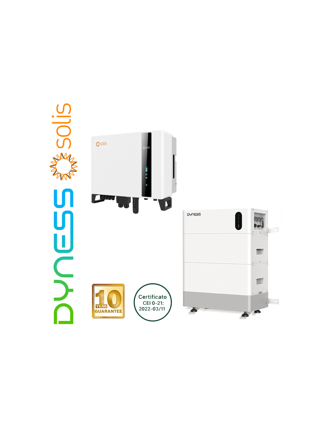 Dyness Kit Solis + 7 kWh + 10 kWp (1 x Tower Pro TP7 + 1 x S6-EH3P10K-H-EU) KIT-DYN-SOLIS-T-10-7