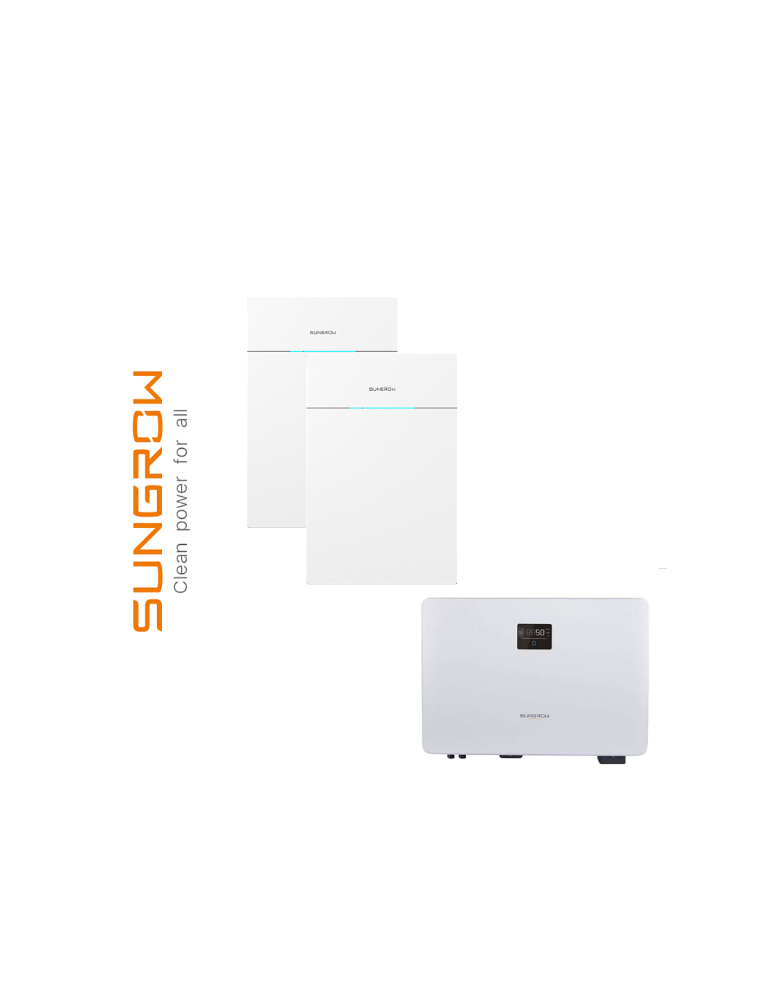 Sungrow Kit 10 kWh + 6 kWp (2 x SBS 050 + 1 x SH6.0RS-V13) KIT-SUNGROW-M-6-10